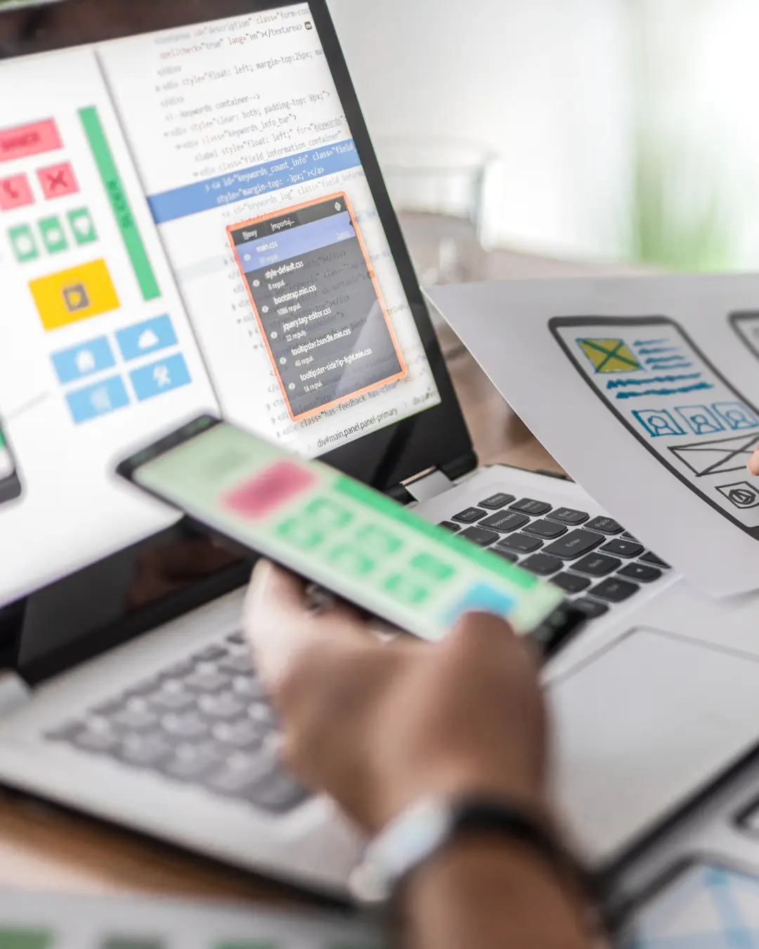 background-App development